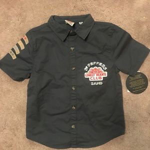 Kids Beatles collard shirt NWT